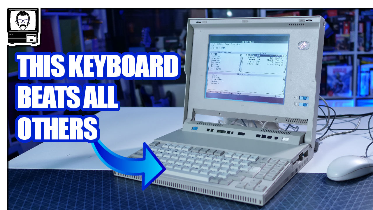 An IBM PS2 Laptop with a great keyboard