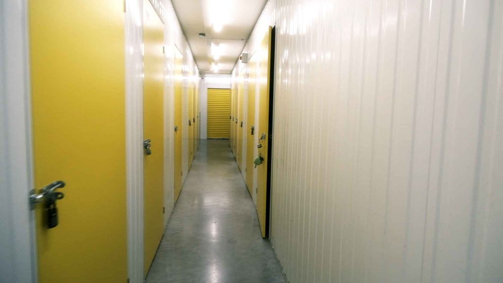 The Liminal space of a storage company corridor