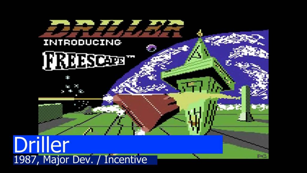 Driller title screen (C64)