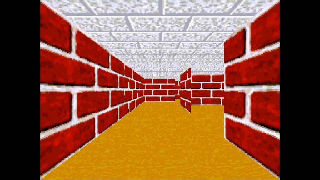 The bleak corridors of a Windows 3D Maze