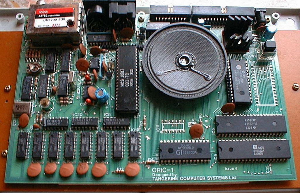 Oric 1 Motherboard Layout