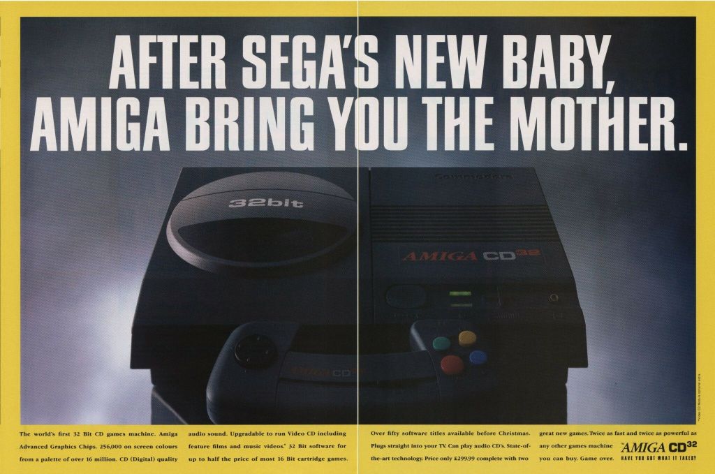 Amiga CD32 Advert aimed at Sega