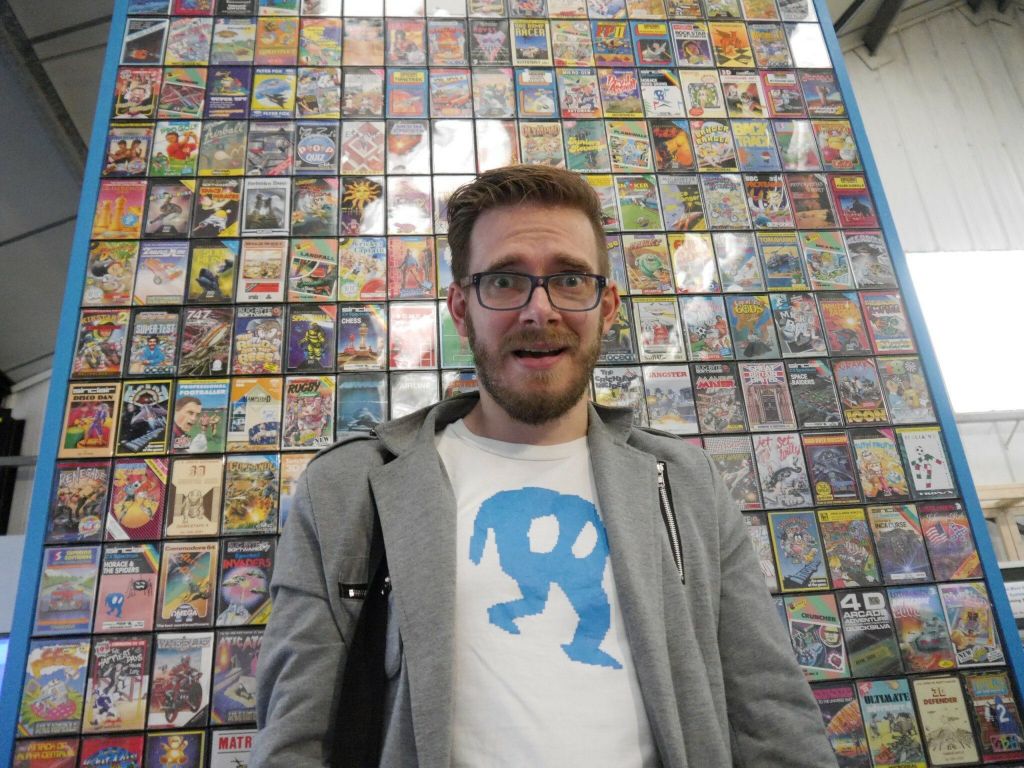 Nostalgia Nerd @ Centre of Computing History Wall of Cassette games