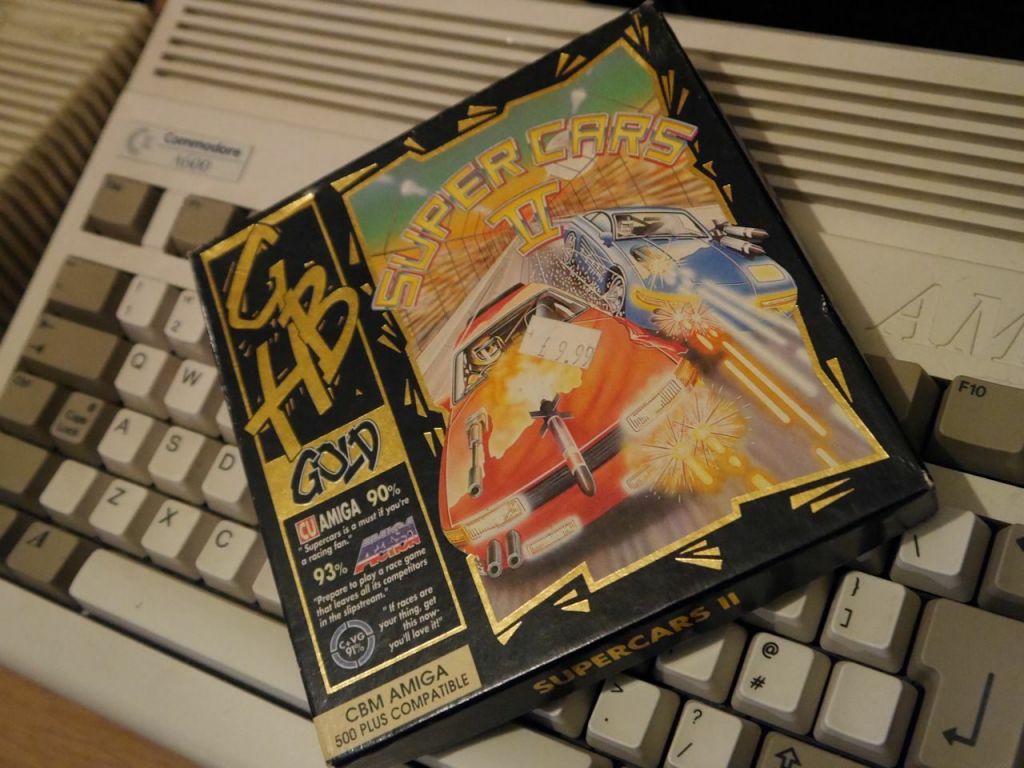 Supercars 2 Box and Amiga