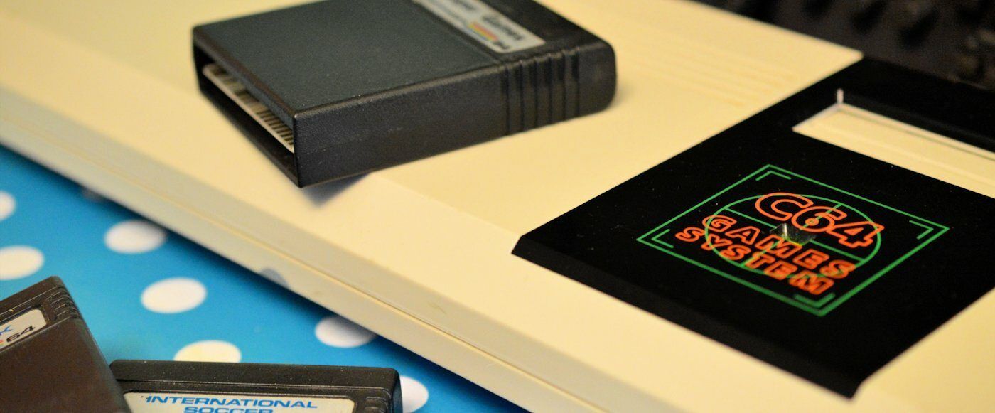 Commodore 64GS Close up