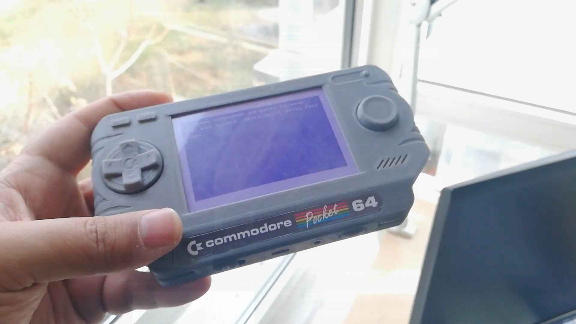 A new plastic looking Commodore handheld