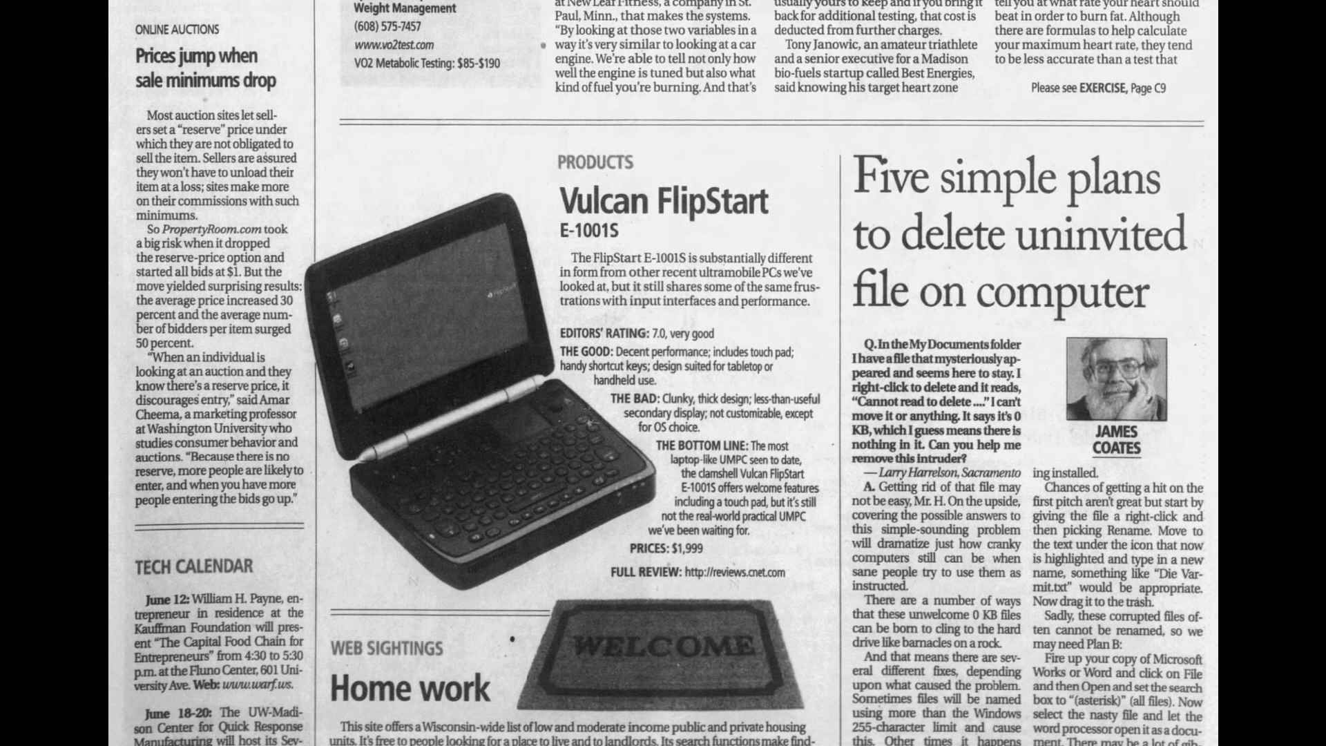 Vulcan Flipstart news article