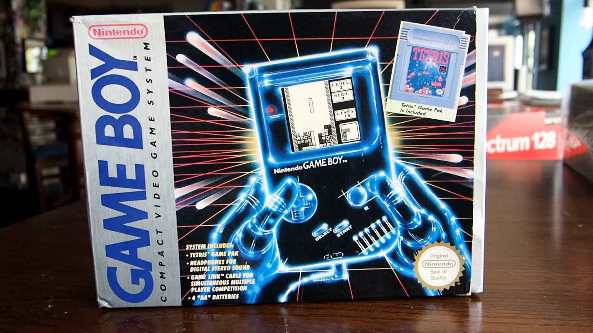 An original Nintendo Game Boy Box