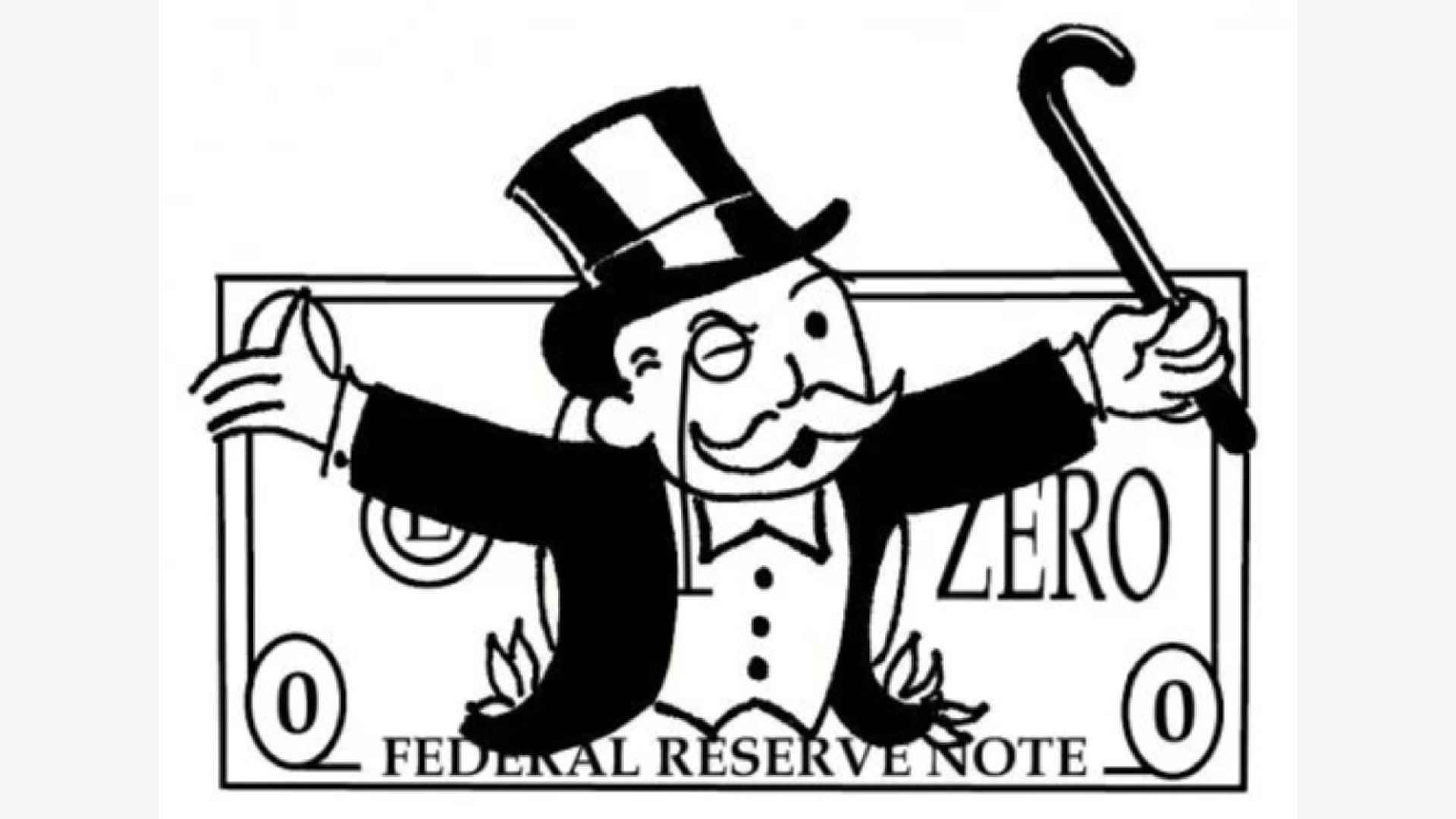 Rich Uncle Pennybags with a monocle 