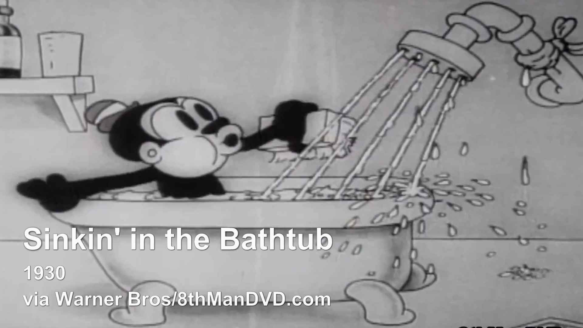 Sinkin' in the Bathtub scene in the bathtub