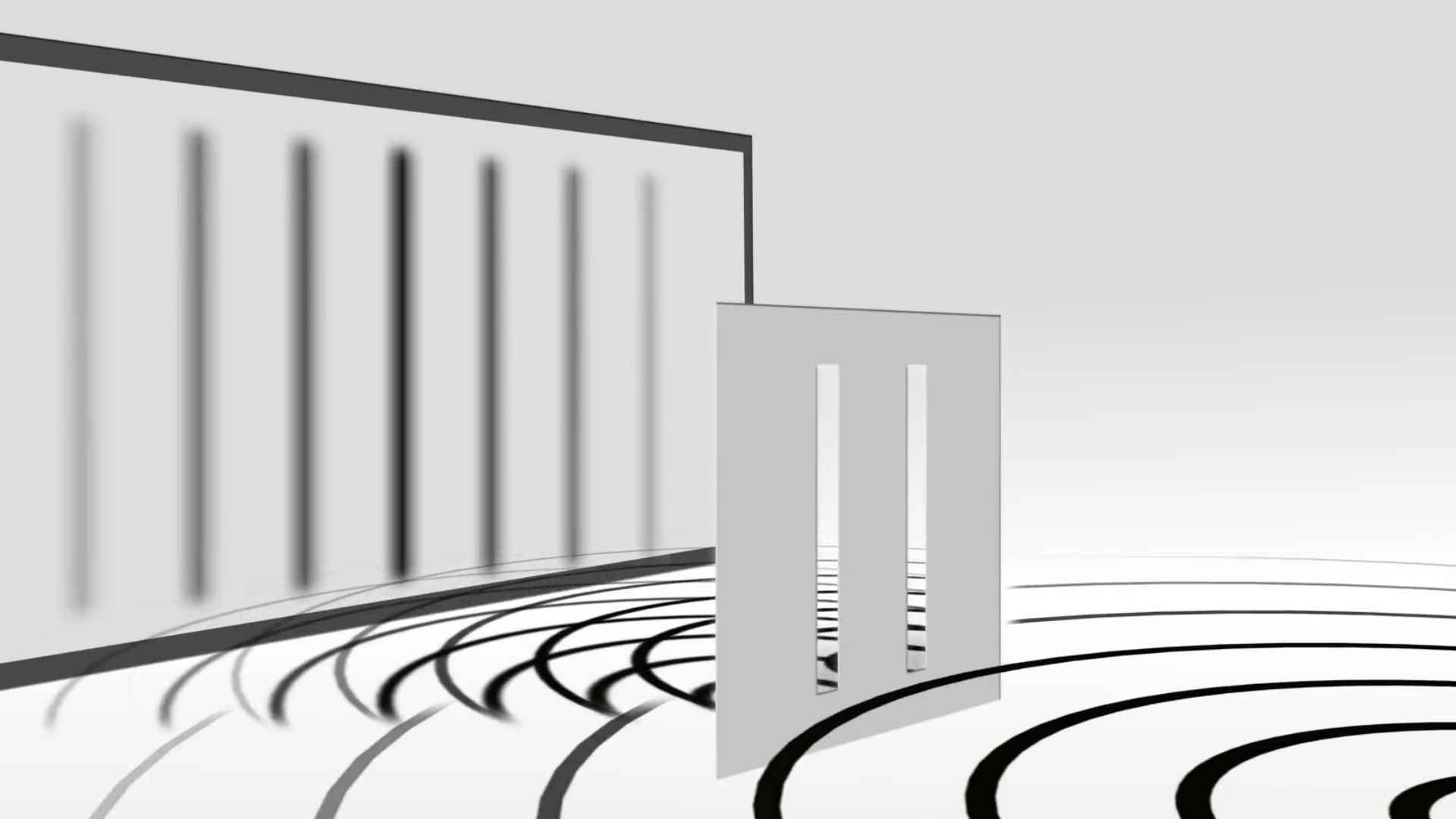 A visualisation of the "slit experiment"