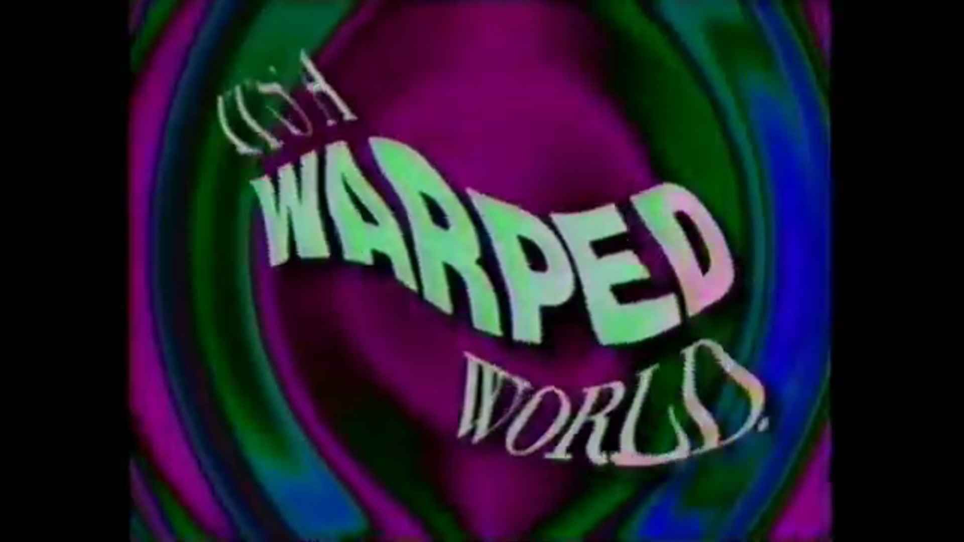 OS/2 advert with the warped text, "It's a warped World"