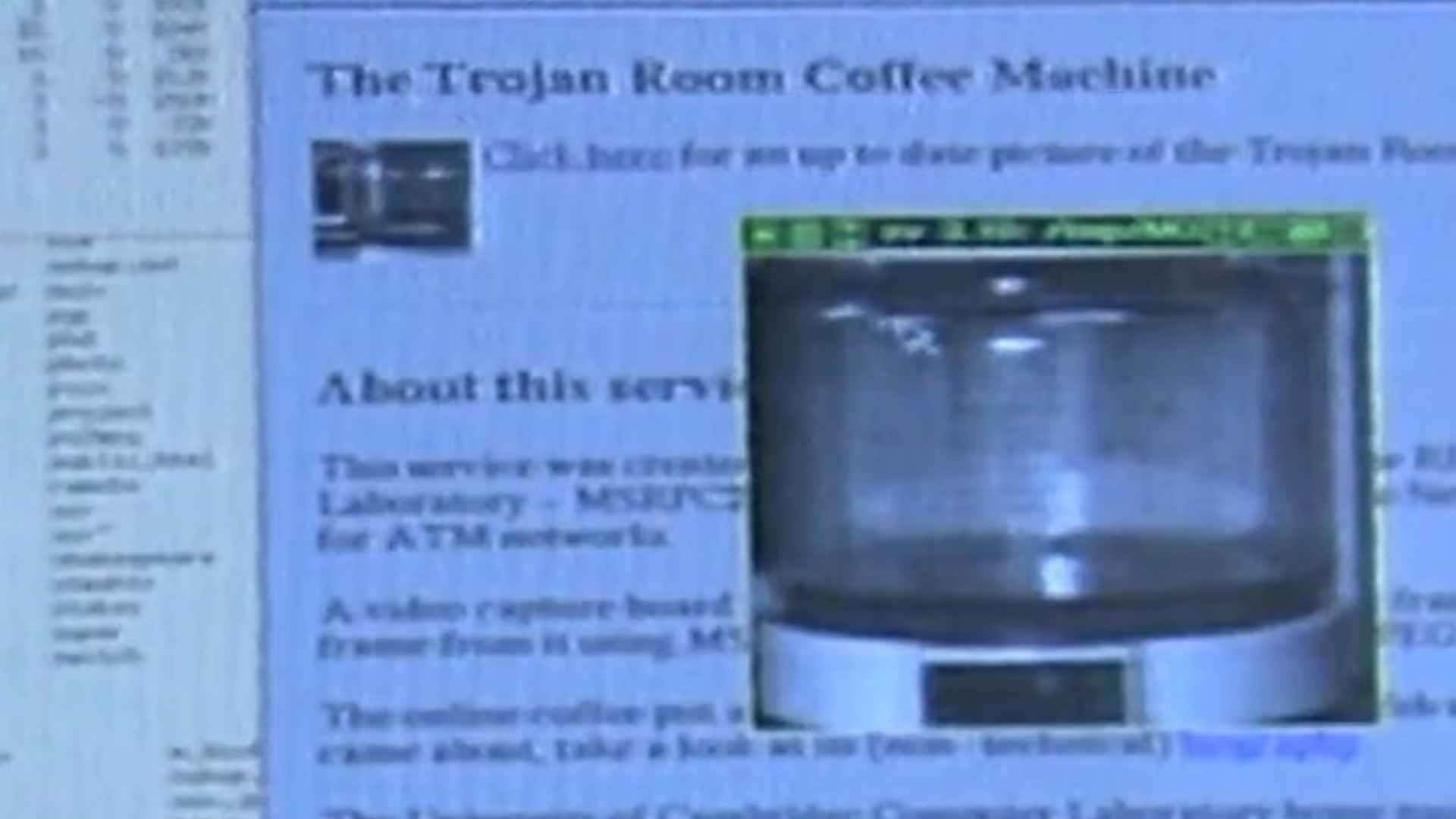 XCoffee running on MIT's X Window System