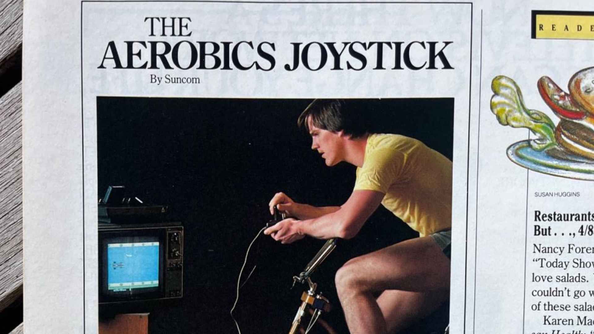 "The Aerobics Joystick" advert