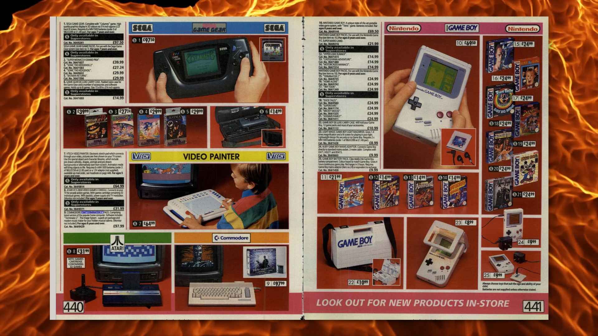 An Argos page showing the Commodore 64: Terminator 2 pack.