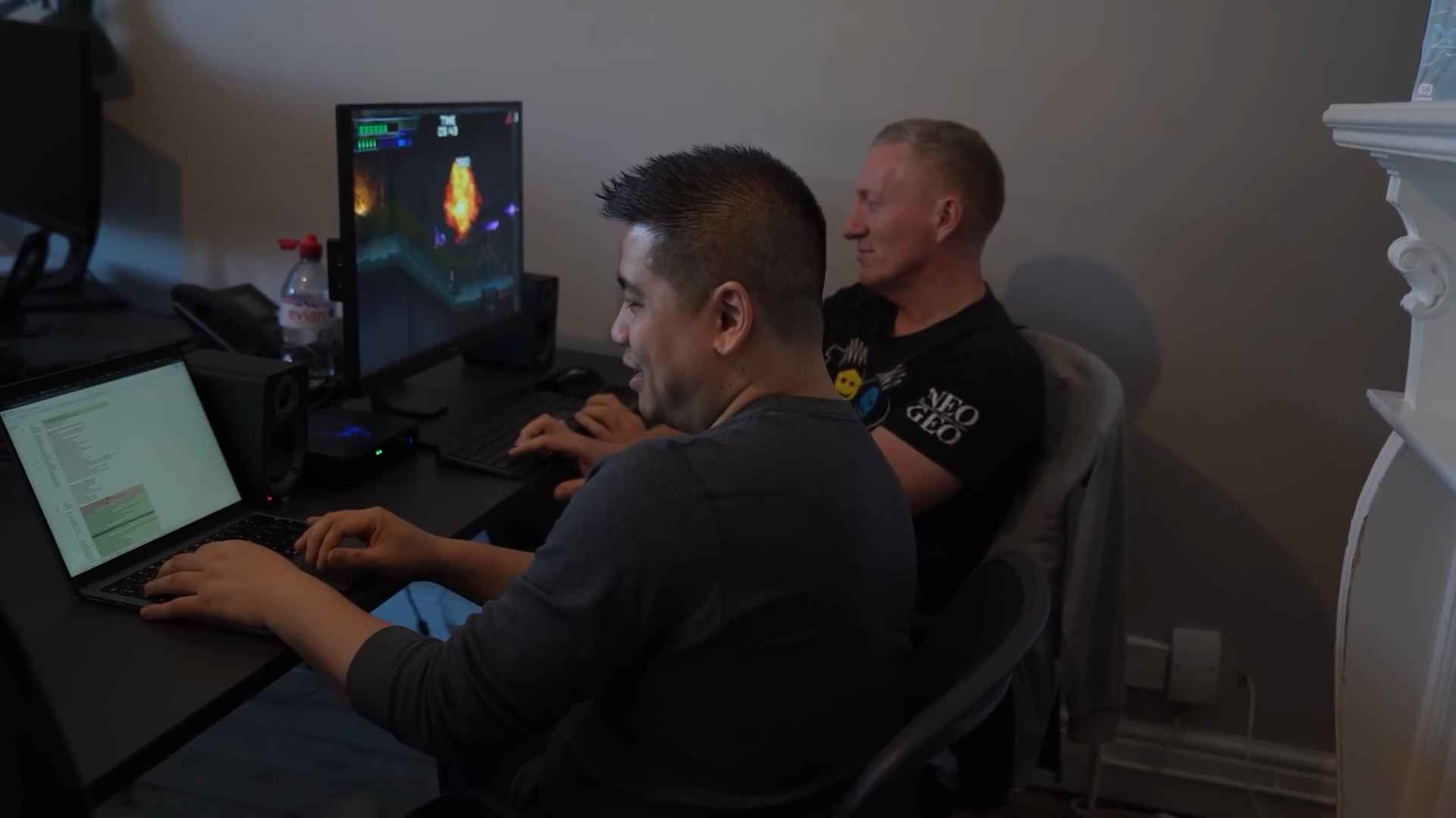Quang and Mike developing 2D: No Fate