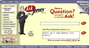 Don't forget to ask Jeeves