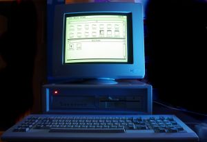 Amstrad PC1512 with GEM