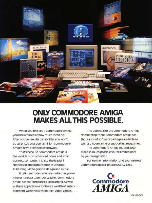 An Amiga 500 Advert