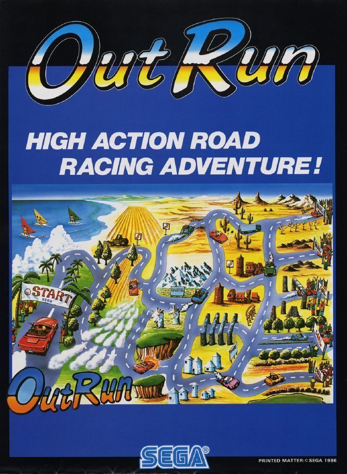 Outrun Map Advert