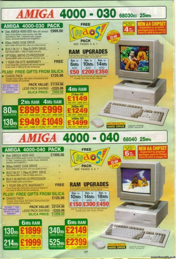 Amiga 4000 Advert