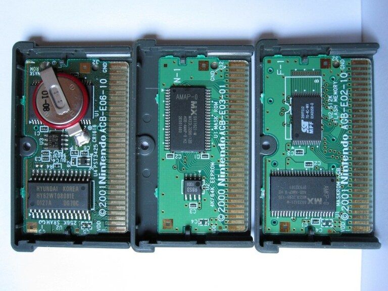 Gameboy Advance Cartridge Chips