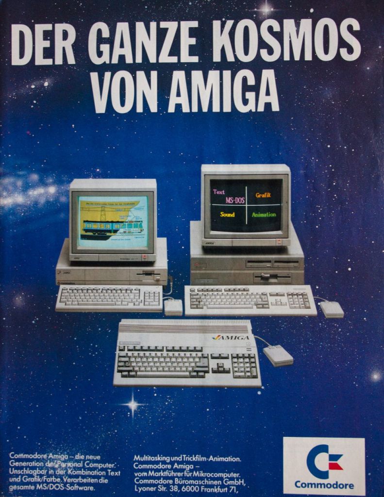 Amiga 1000,2000+500 Advert